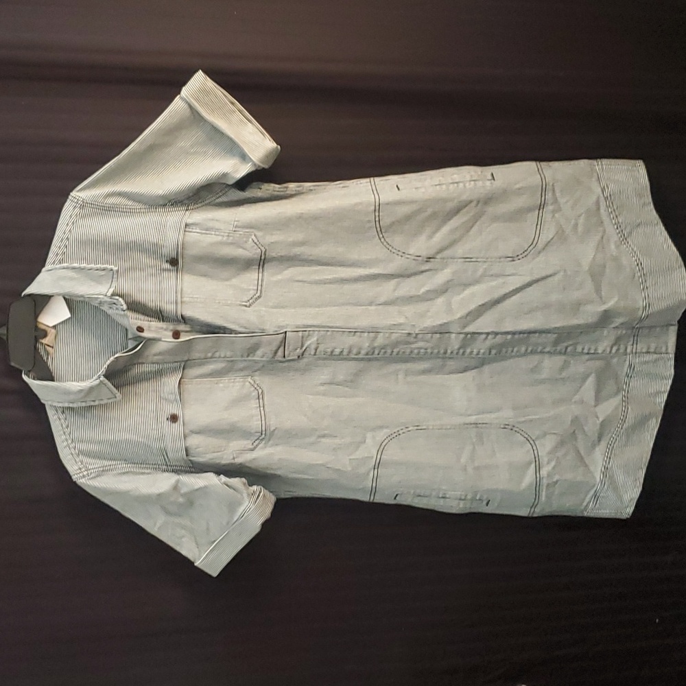 Duluth Trading Striped Dress Size Large